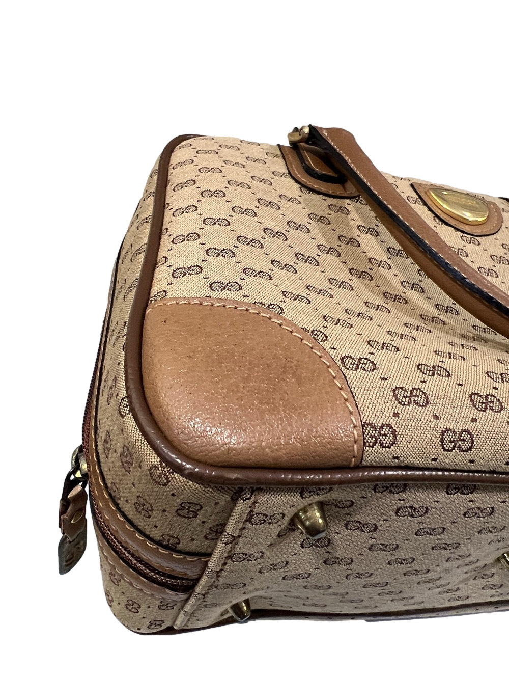 Gucci Micro GG Monogram Top Handle Bag Vintage - Picture 14 of 17